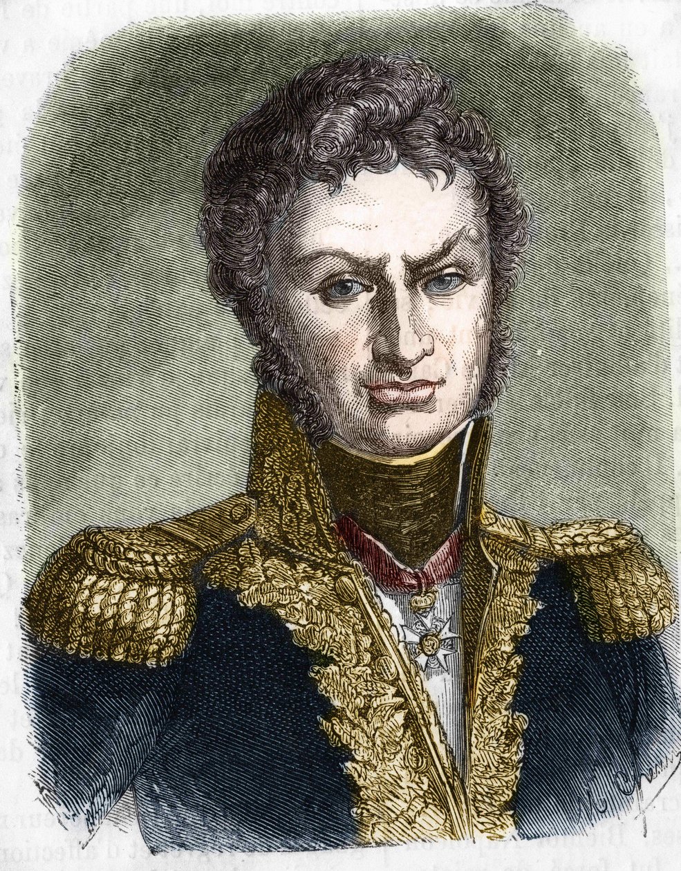 Retrato de Pierre Cambronne (1770-1842), General francês. de Unknown artist