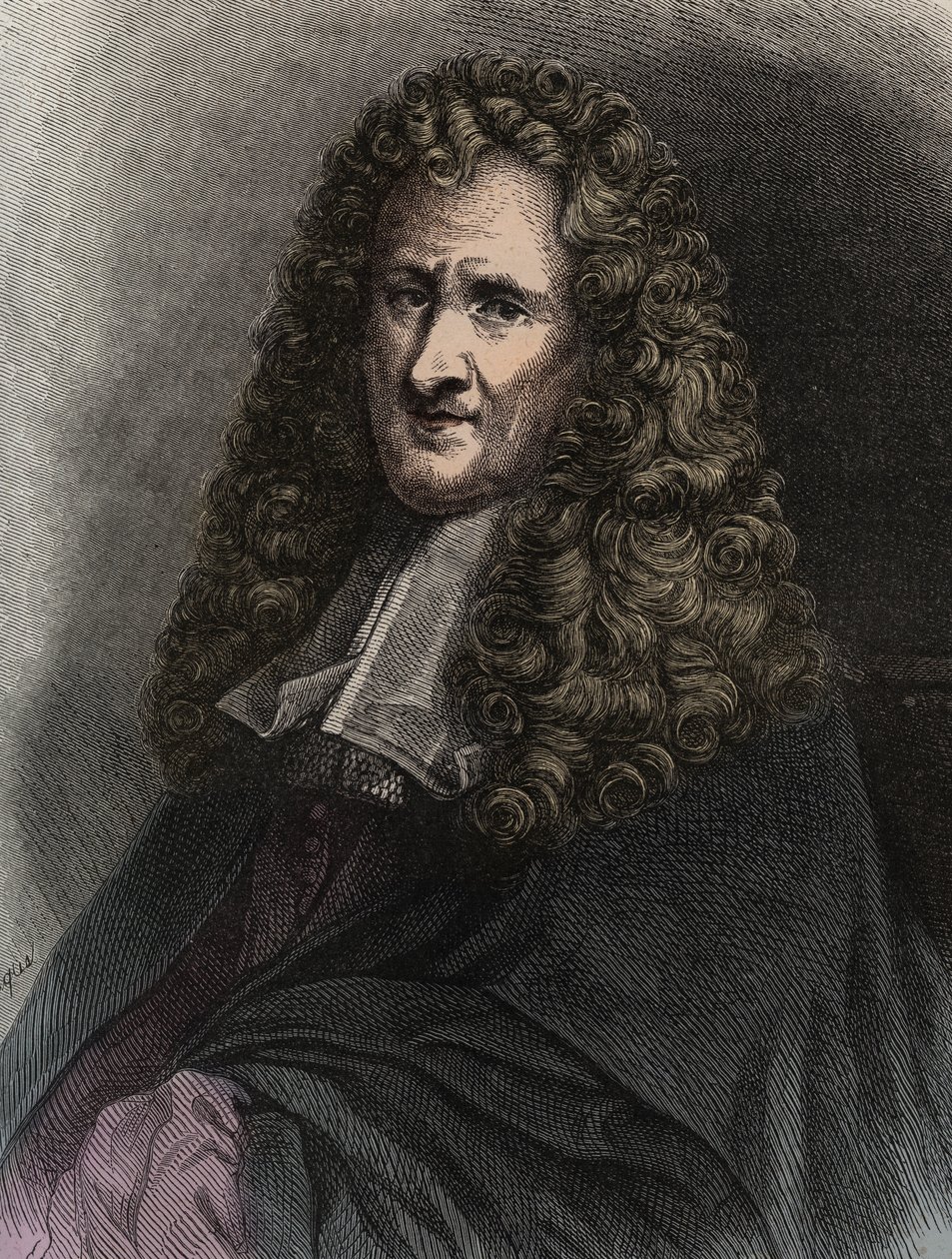 Retrato de Pierre Corneille (1606-1684), dramaturgo inglês de Unknown artist