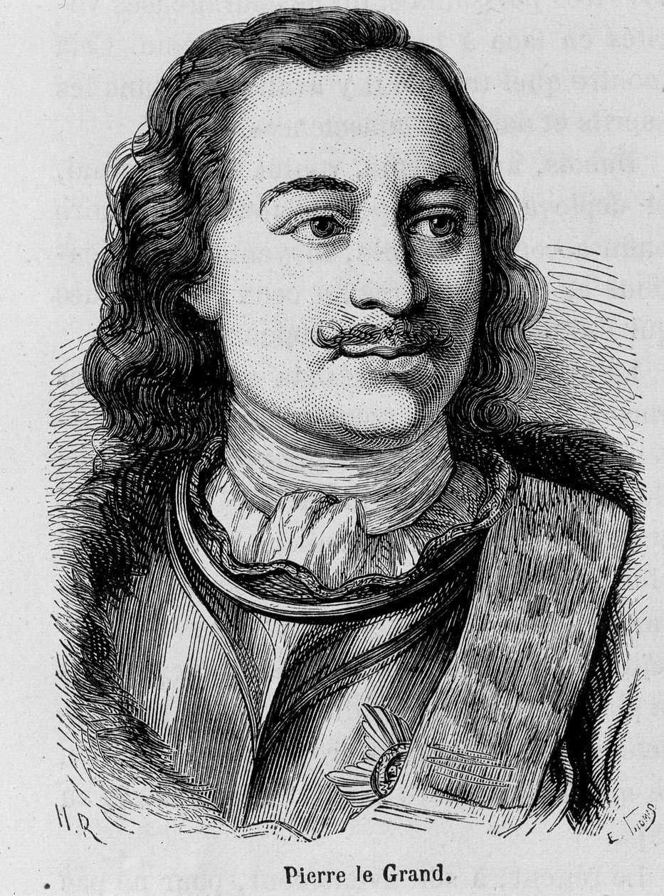 Retrato de Pedro, o Grande de Unknown artist