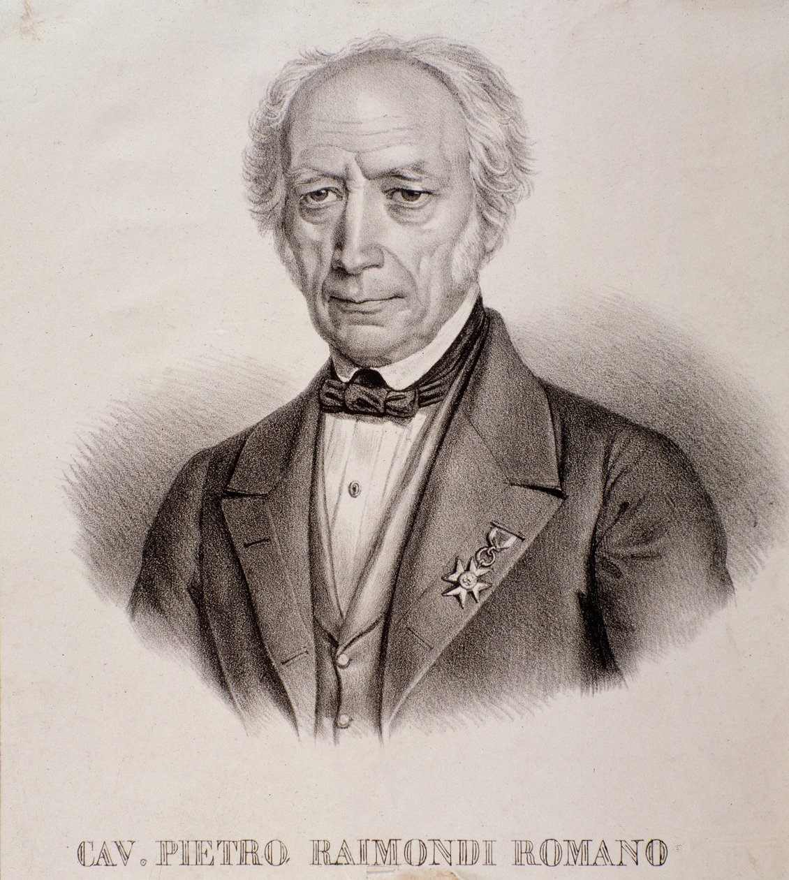 Retrato de Pietro Raimondi (gravura) de Unknown artist