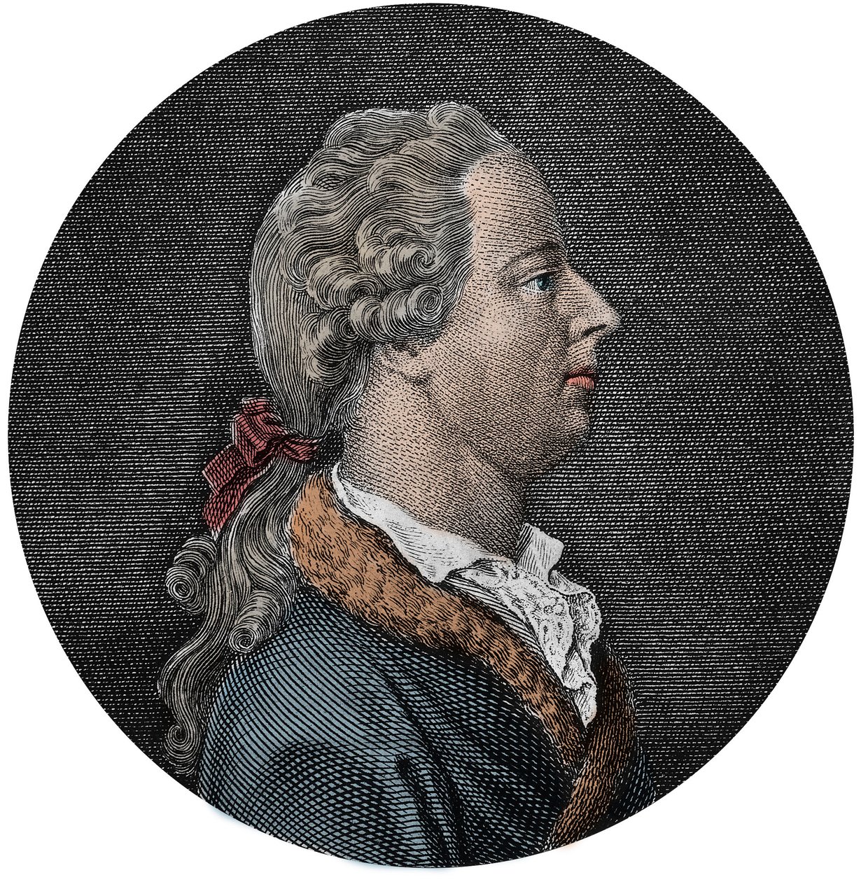 Retrato de Pietro Verri (1728-1797), economista italiano - Retrato do escritor, filósofo e economista Pietro Verri (1728-1797) Gravura de Unknown artist