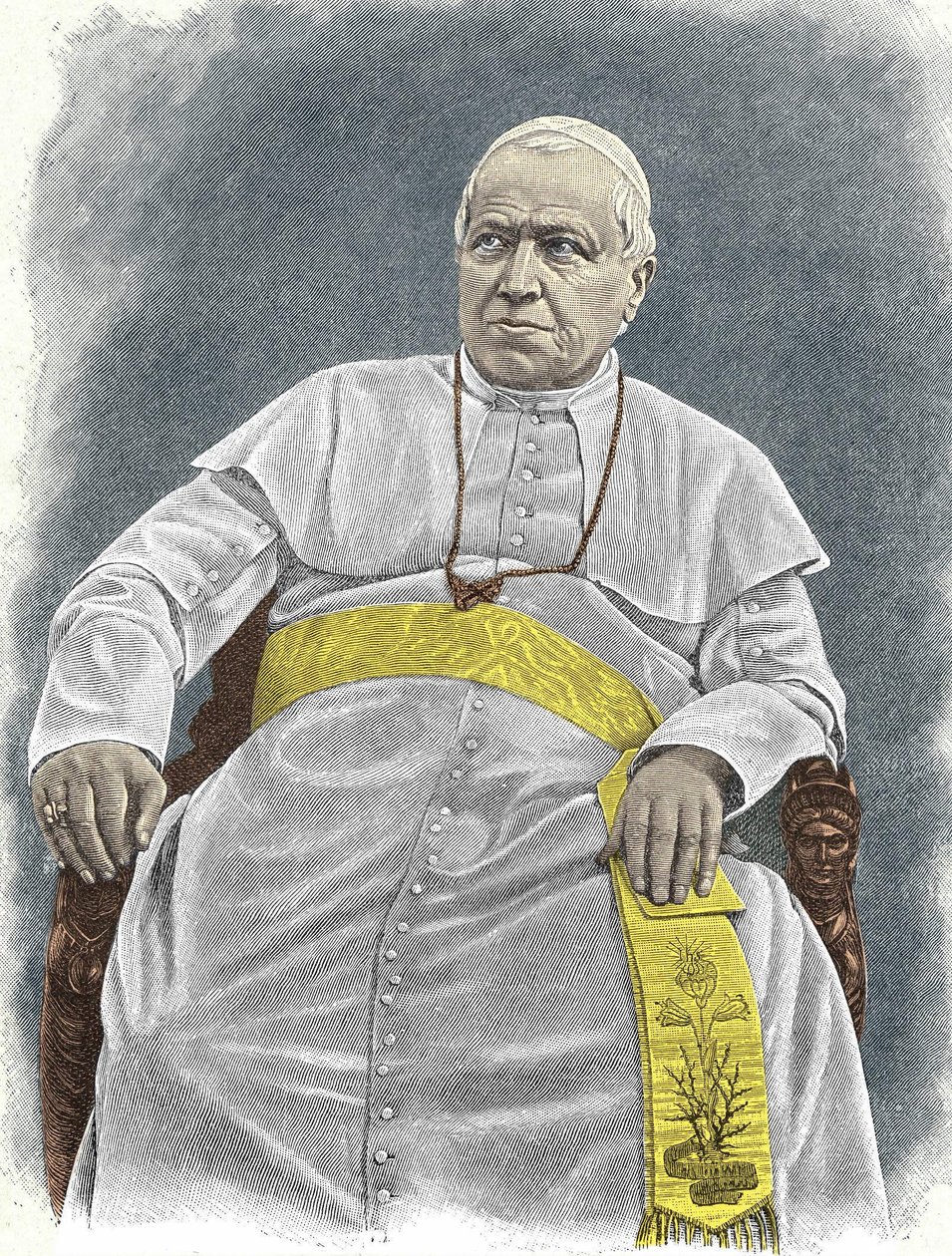Retrato de Pio IX (1792 - 1878), 253º Papa (1846 - 1878). de Unknown artist