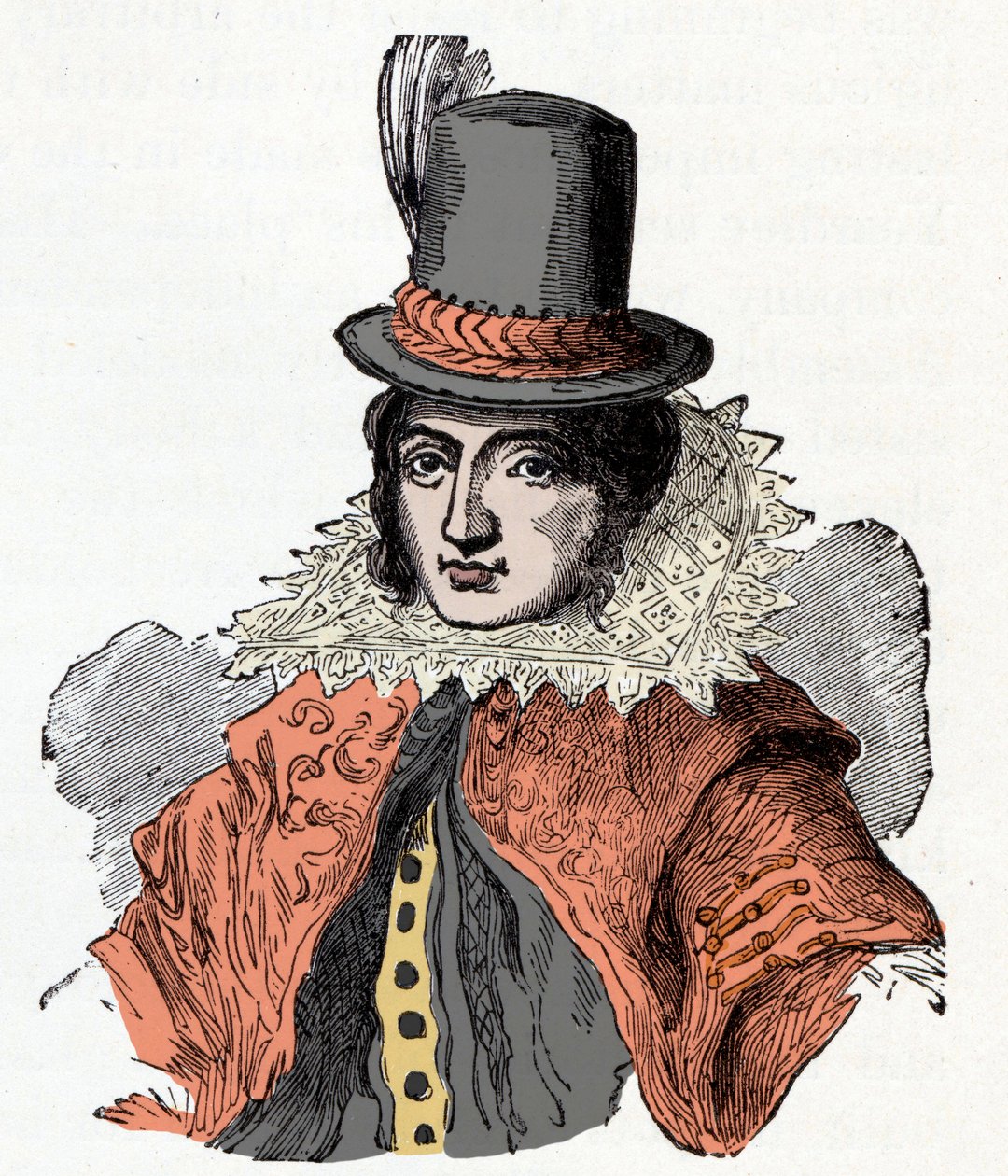Retrato de Pocahontas (Matoaka, Amatute), depois Rebecca Rolfe (ca. 1595-1617) de Unknown artist