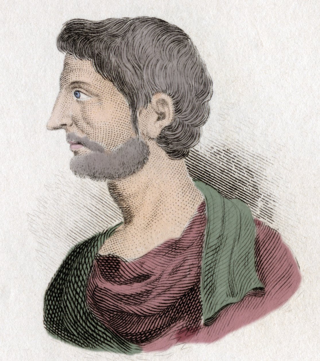 Retrato de Pompeu Magno (Gneo Pompeo Magno ou Gnaeus Pompeius Magnus) de Unknown artist