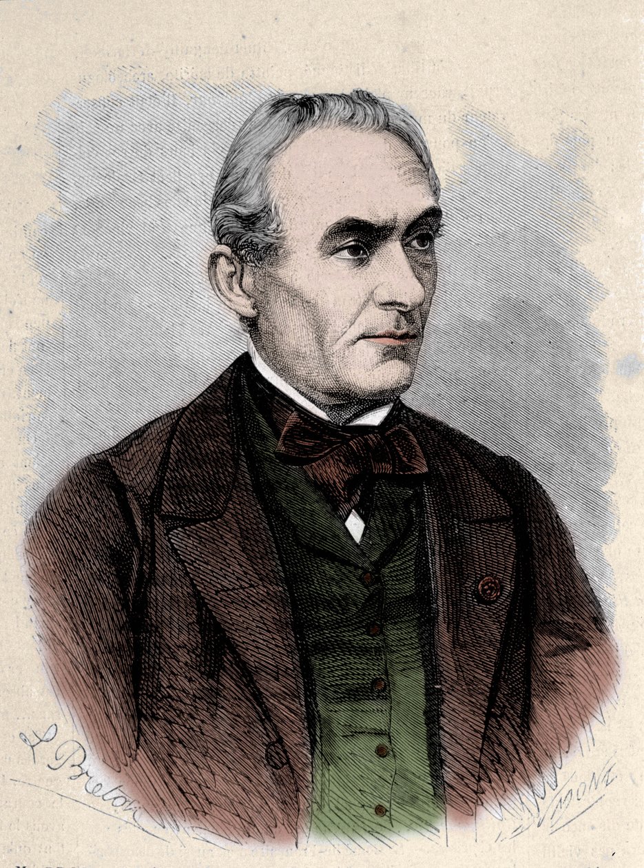 Retrato do escritor francês Prosper Merimee (1803-1870). /leemage de Unknown artist