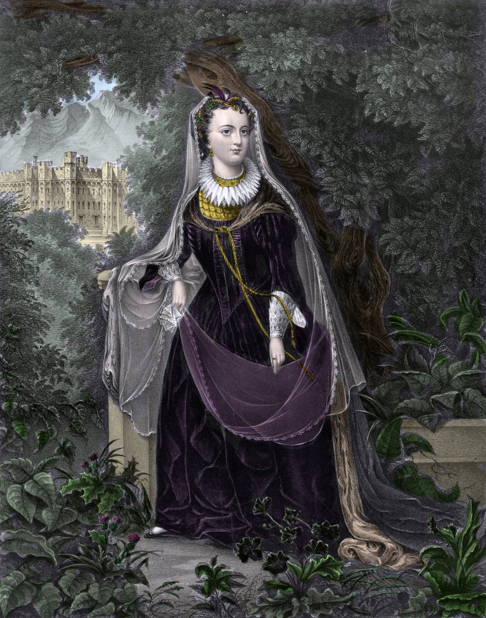 Retrato da rainha Mary I Stuart de Unknown