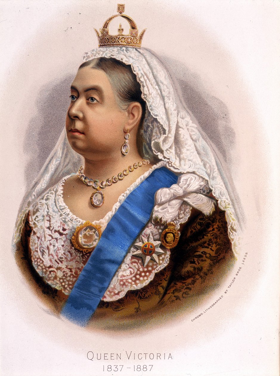 Retrato da Rainha Vitória da Inglaterra, final do século XIX de Unknown artist
