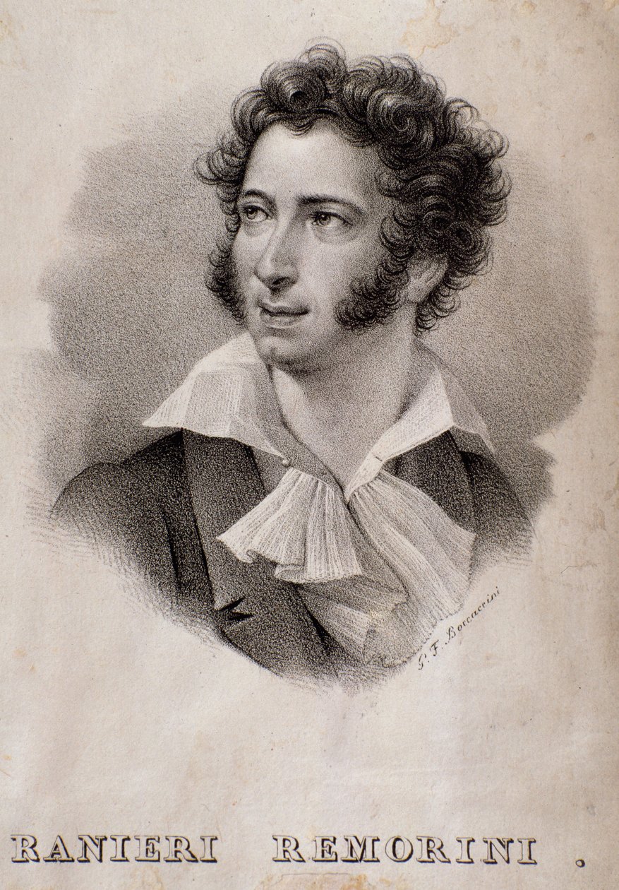 Retrato de Ranieri Remorini (gravura) de Unknown artist