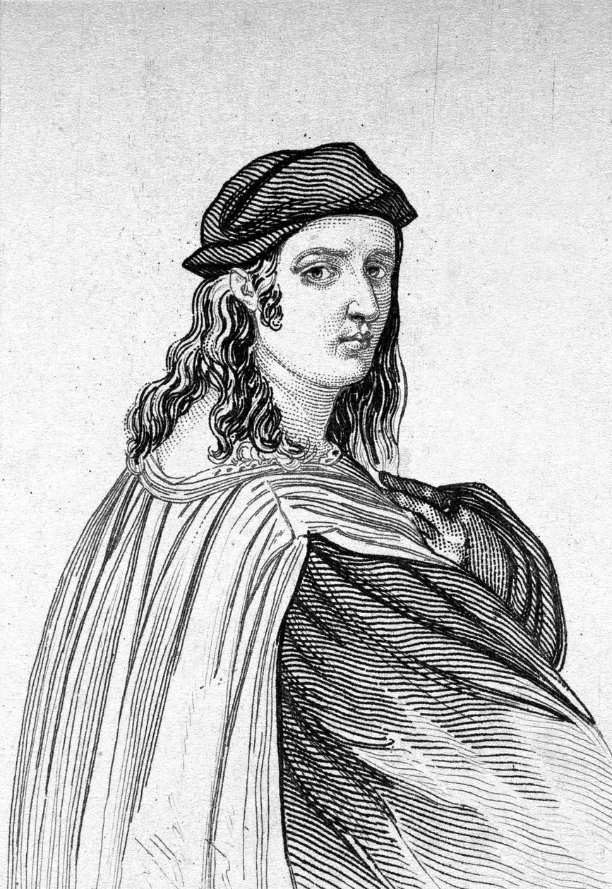 Retrato de Rafael (Raffaello Sanzio 1483 - 1520), pintor italiano. de Unknown artist