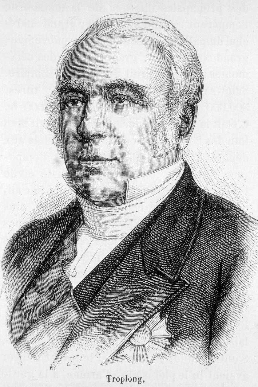 Retrato de Raymond Theodore Troplong, Presidente do Senado durante o Segundo Império (1852-1869). de Unknown artist