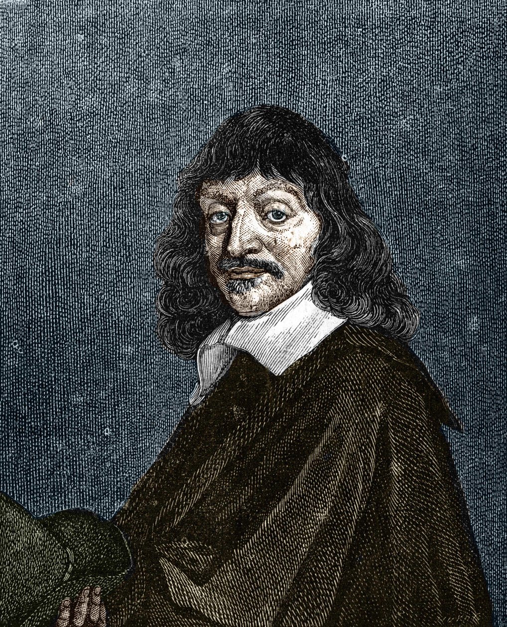 Retrato de René Descartes. 1596-1650. de Unknown artist