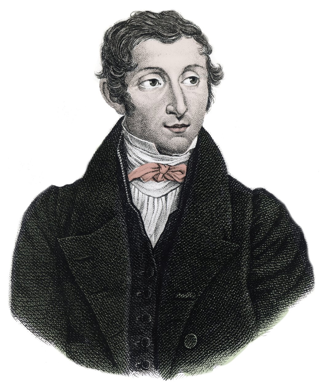 Retrato de Rene Caillie - explorador inglês - Retrato de Rene Caillie (1799 -1838) explorador inglês de Unknown artist