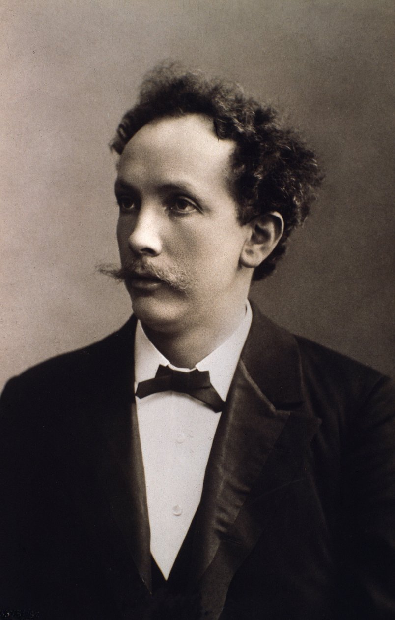 Retrato de Richard Strauss (foto a p/b) de Unknown artist