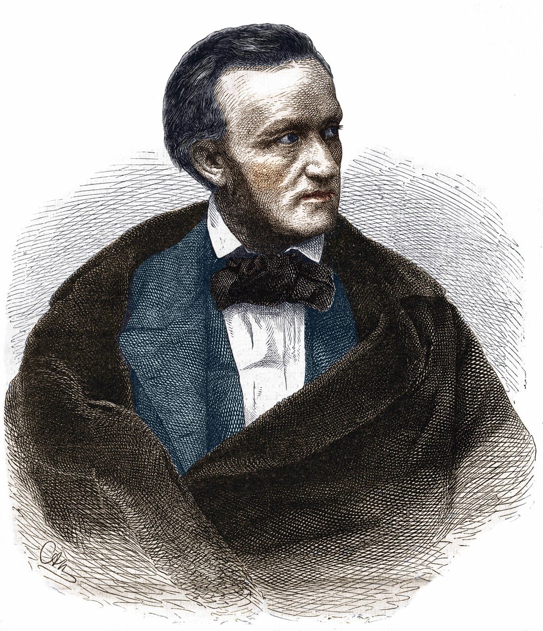 Retrato de Richard Wagner (1813 - 1883). de Unknown artist