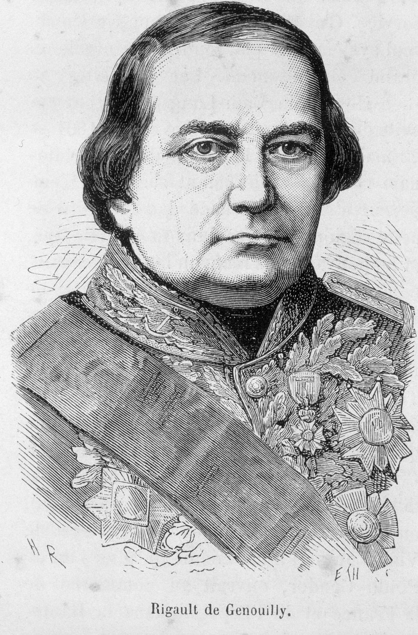 Retrato de Rigault de Genouilly de Unknown artist