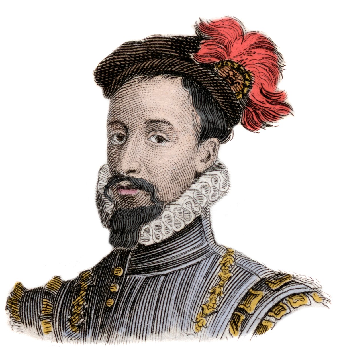 Retrato de Robert Dudley (1532-1588) Conde de Leicester, favorito de Elizabeth I (Robert Dudley de Unknown artist