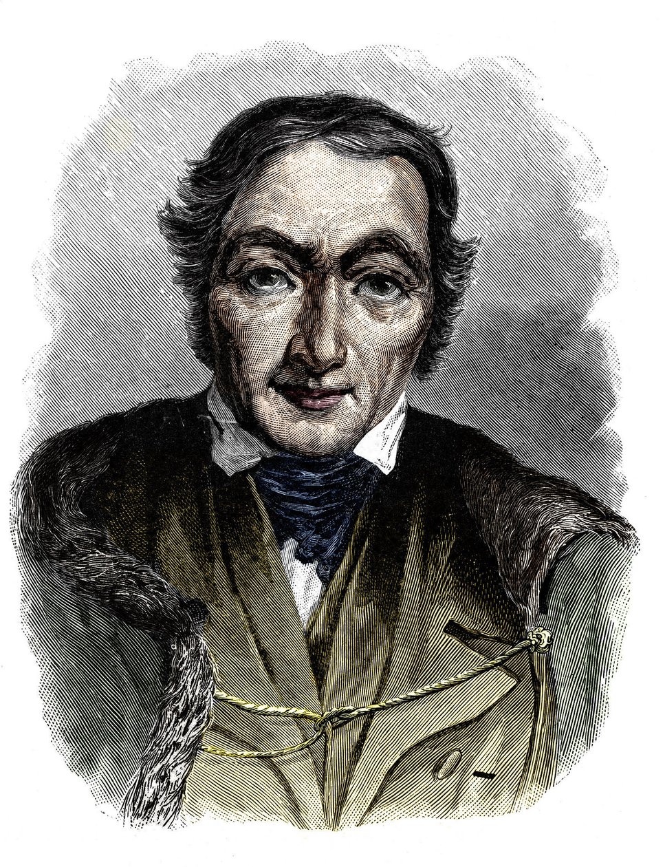 Retrato de Robert Owen (1771-1858), filantropo e socialista britânico. de Unknown artist