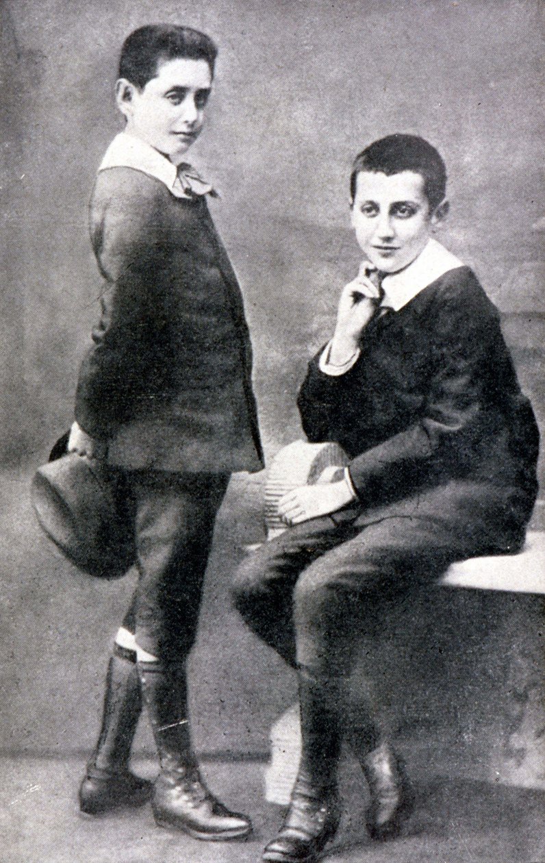 Retrato de Robert e Marcel Proust, n.d. v. 1885. de Unknown artist