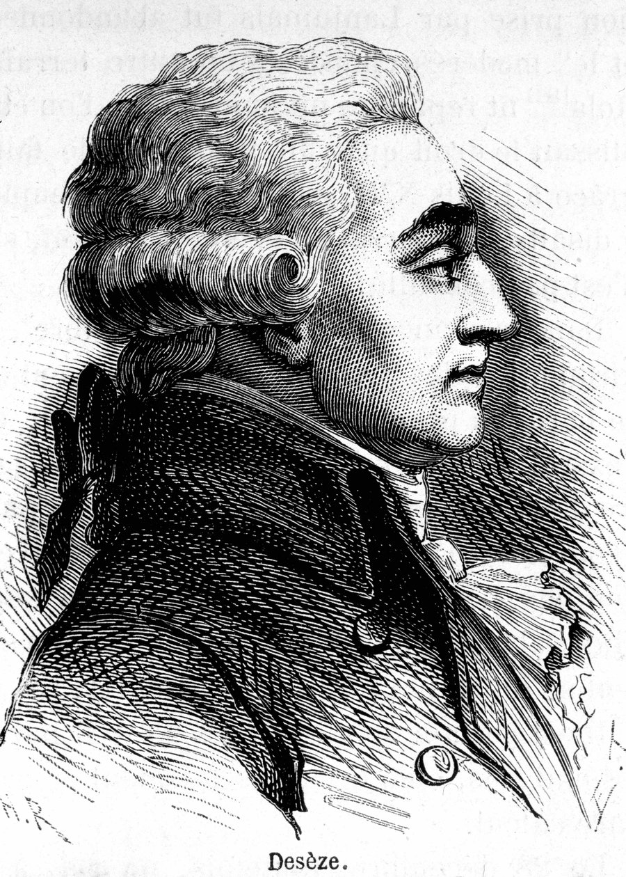 Retrato de Romain Deseze ou De Seze (1748-1828), advogado de Luís XVI durante o seu julgamento. de Unknown artist