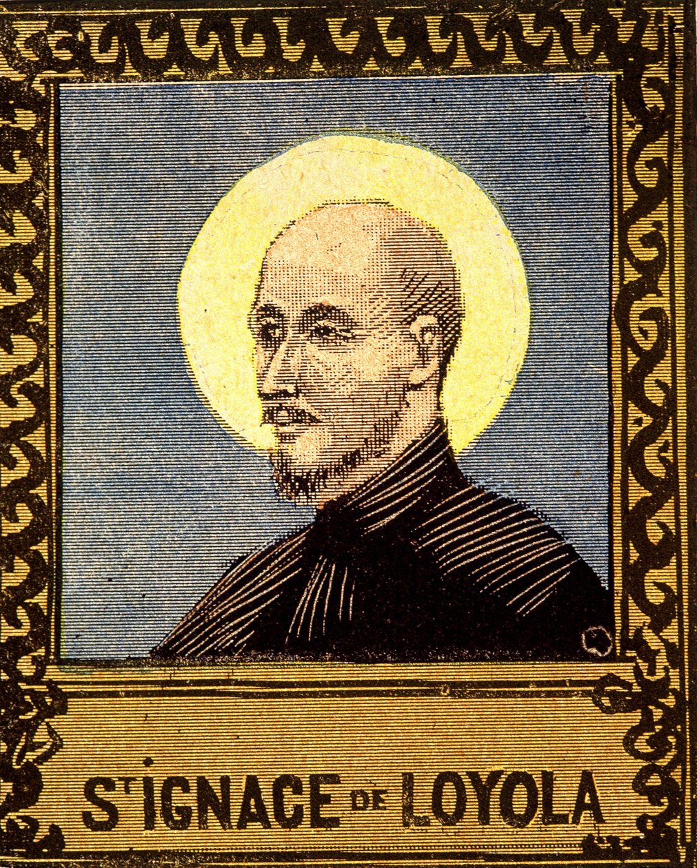 Retrato de Santo Inácio de Loyola (1491 - 1556), fundador da Companhia de Jesus. Século XIX. de Unknown artist