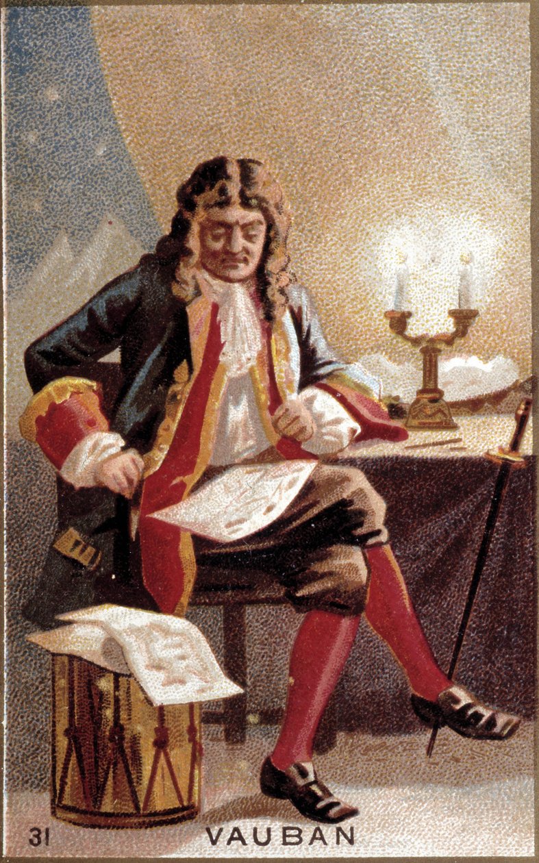 Retrato de Sébastien Le Prestre de Vauban (1633-1707), Marechal da França. de Unknown artist