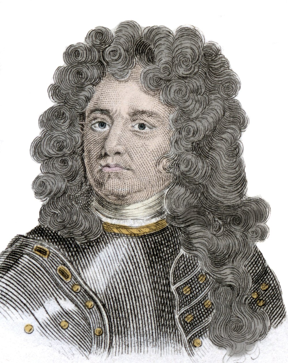 Retrato de Sir George Rooke (1650-1709), oficial naval inglês. de Unknown artist