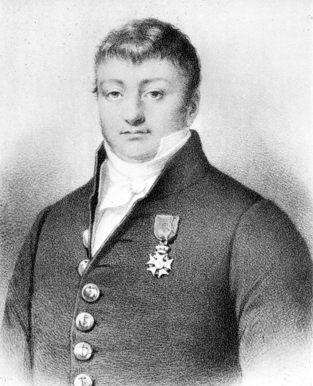 Retrato de Surcouf (1773 - 1827) - gravura de Unknown artist