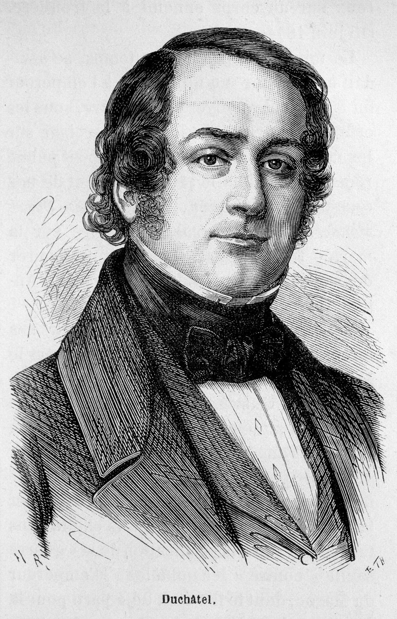 Retrato de Tanneguy Duchatel (1803-1867), político francês. de Unknown artist