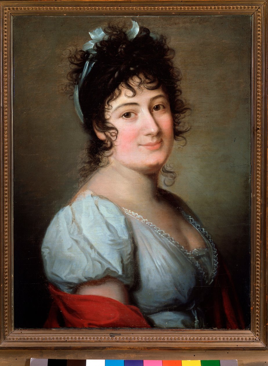 Retrato de Teresa Bertinotti Radicati (1776-1854) cantora italiana Anonymous painting. Século XIX. Bolonha, museo civico bibliografico de Unknown artist