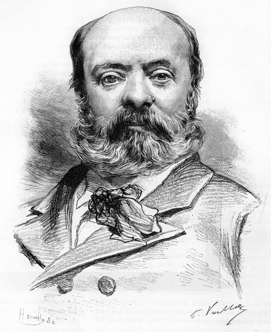 Retrato de Theodore Aubanel (1829-1886) poeta e dramaturgo francês. de Unknown artist