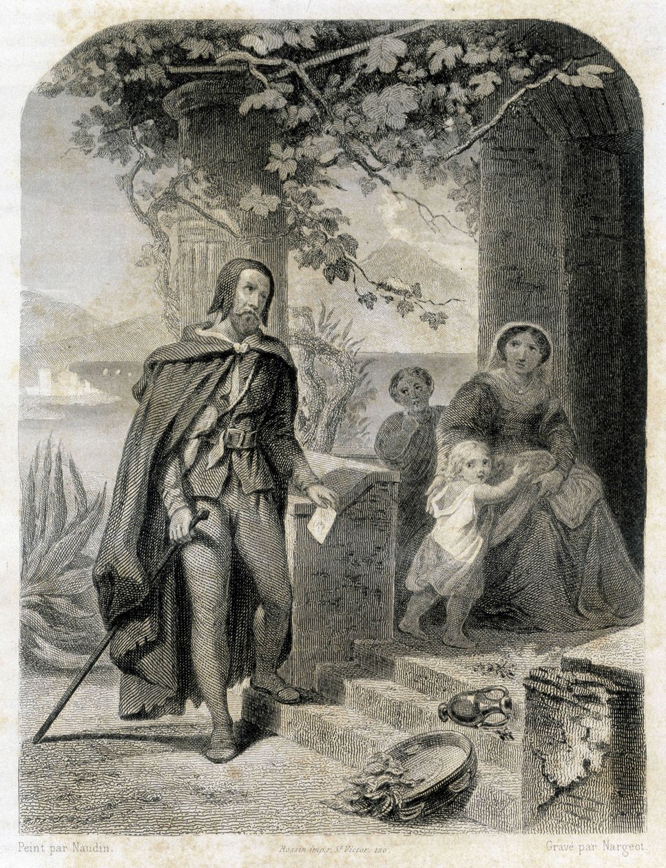 Retrato de Torquato Tasso, conhecido em francês como Le Tasse (1544 - 1595). de Unknown artist