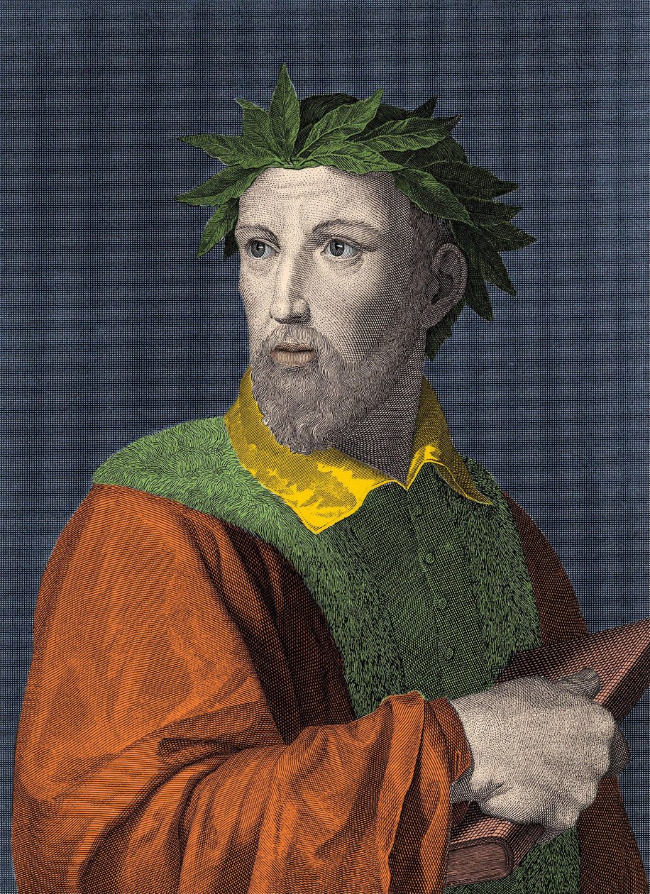 Retrato de Torquato Tasso, chamado o Mupe (1544 - 1595) Poeta italiano de Unknown artist