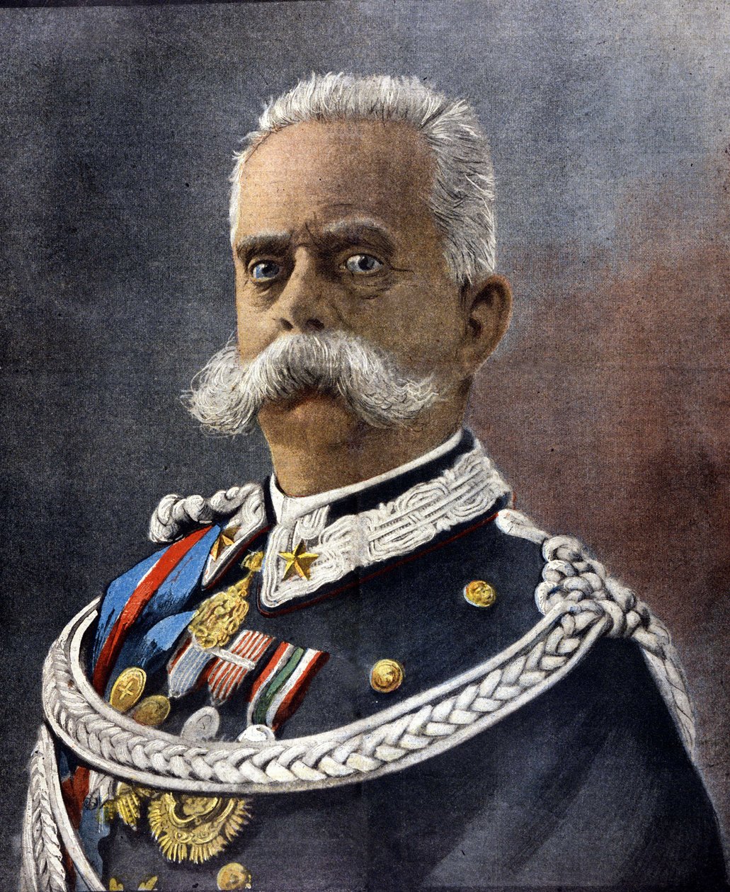 Retrato de Umberto 1º Rei da Itália (Humbert I de Unknown artist