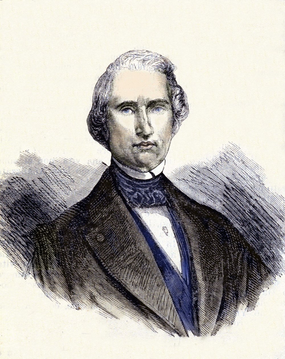 Retrato de Urbain Jean Joseph Le Verrier ou (Leverrier), matemático e astrônomo francês (1811-1877). Ele é o primeiro observador do planeta Netuno. de Unknown artist