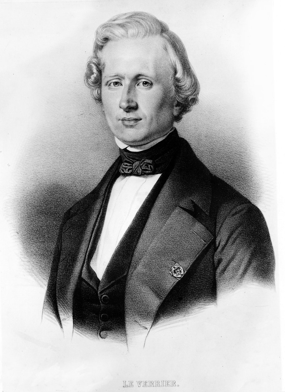 Retrato de Urban Le Verrier (1811-1877) de Unknown artist