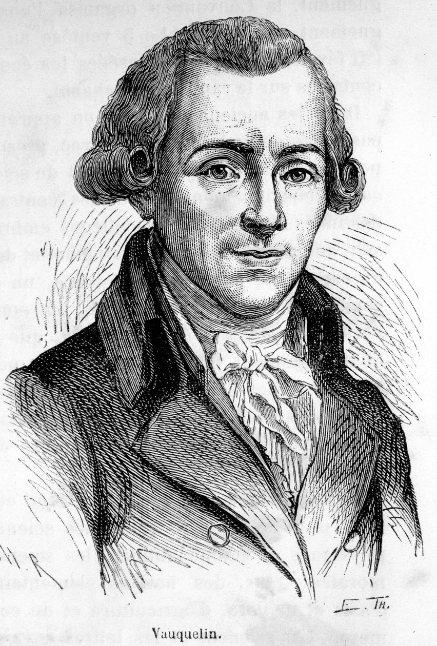 Retrato de Vauquelin, químico francês (1763-1829). de Unknown artist