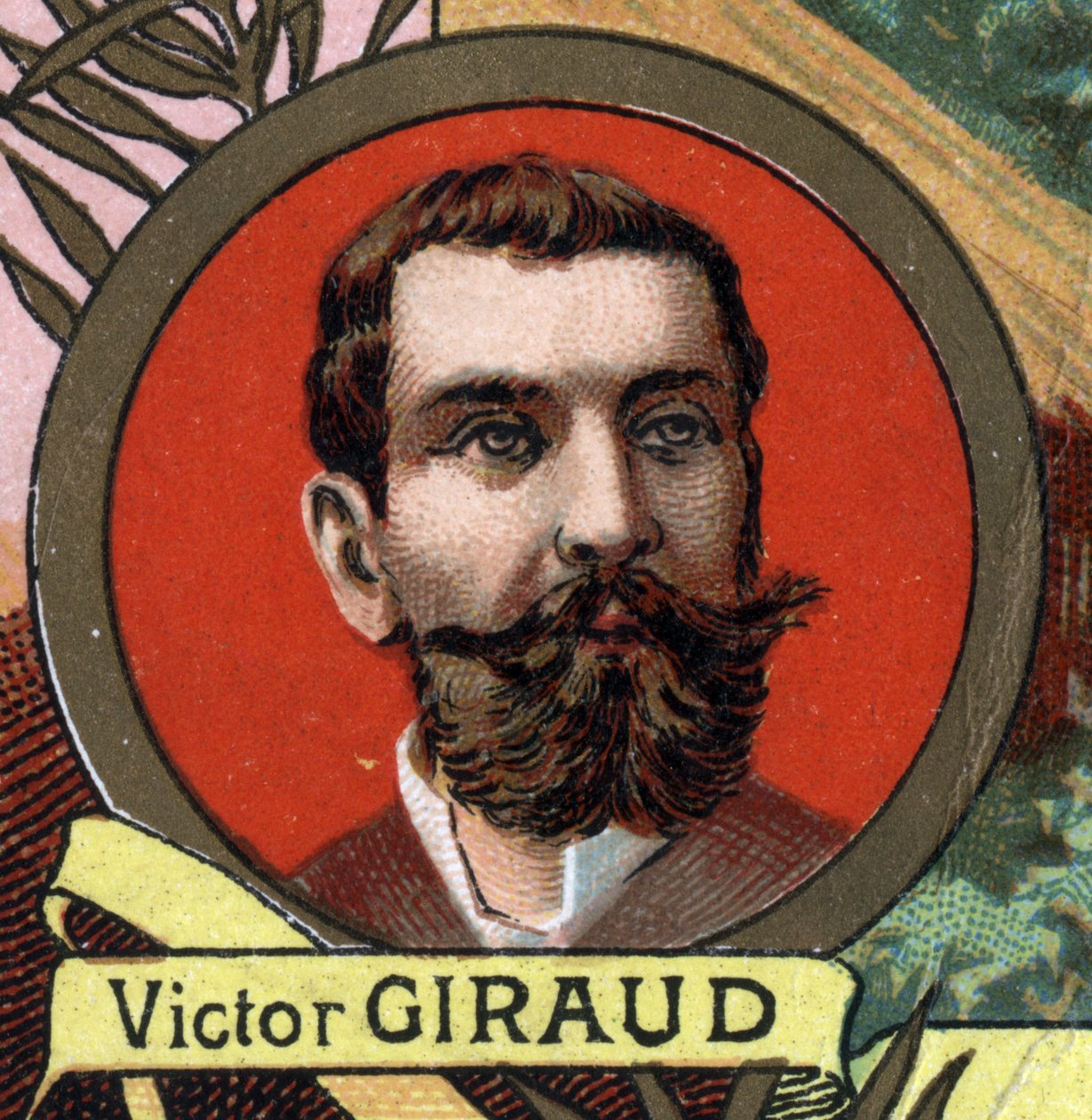 Retrato de Victor Giraud, viajante francês do século XIX. de Unknown artist