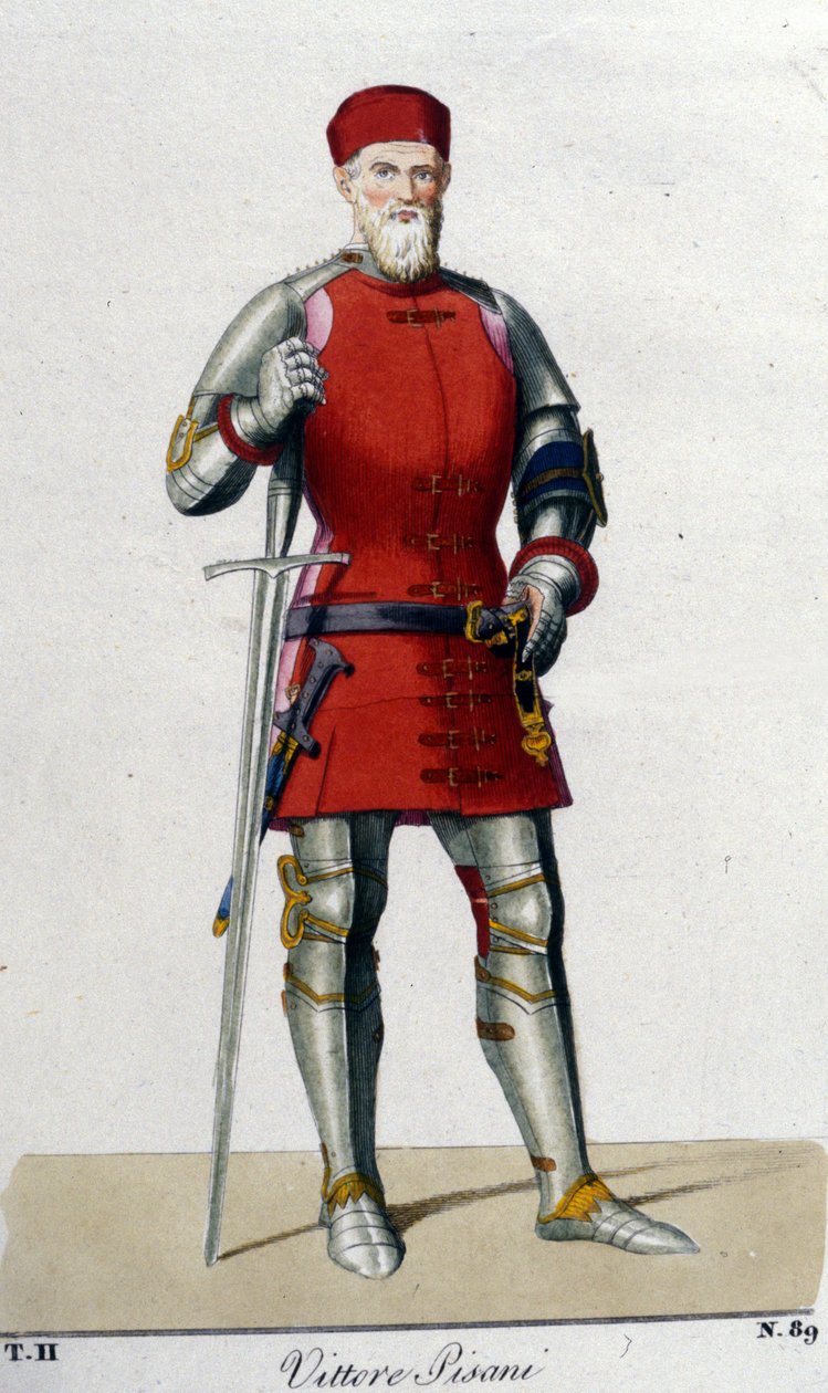 Retrato de Vittore Pisani. Almirante veneziano (1324 - 1380). de Unknown artist