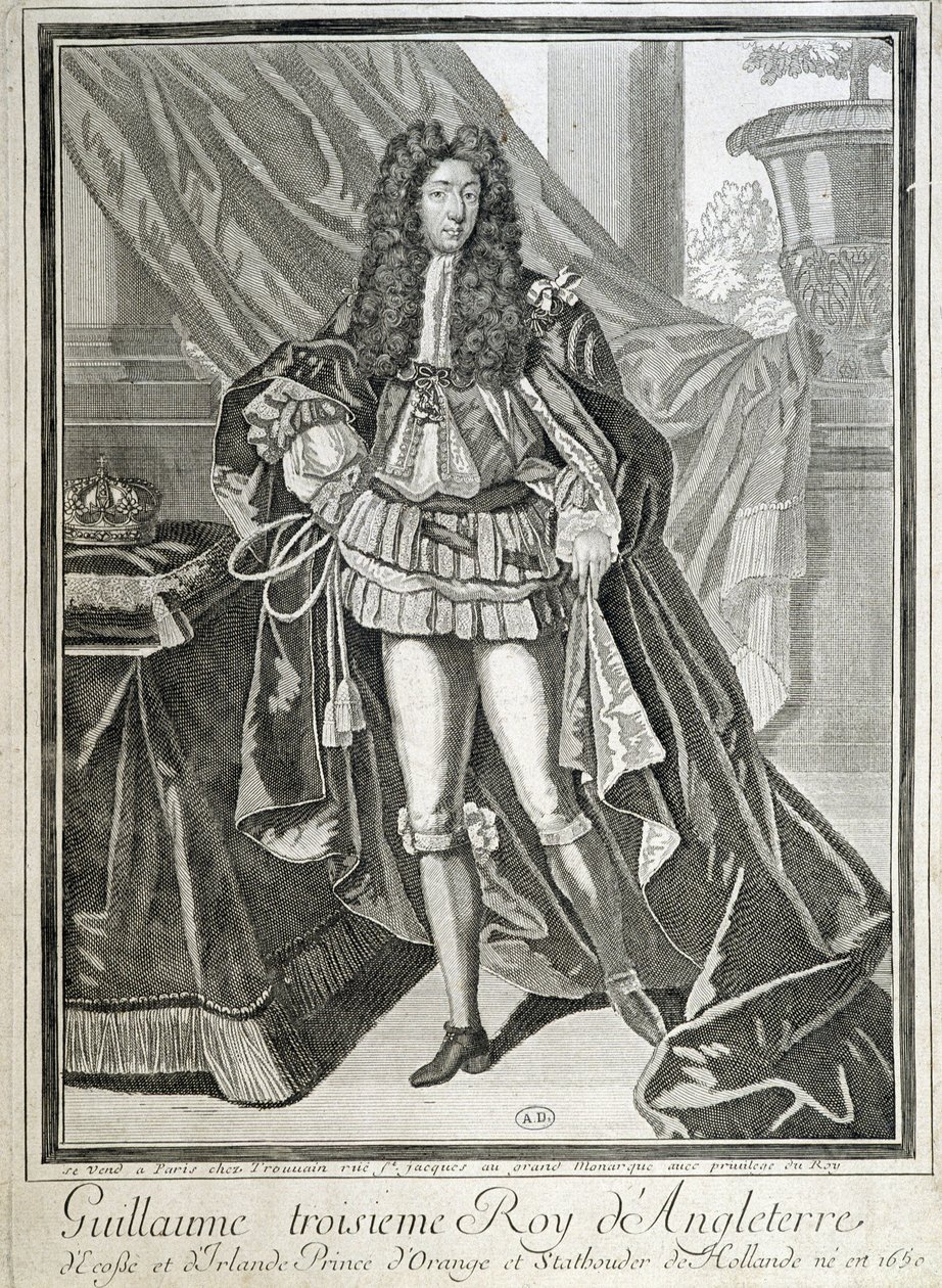 Retrato de Guilherme III, Rei de Inglaterra, Príncipe de Orange de Unknown artist