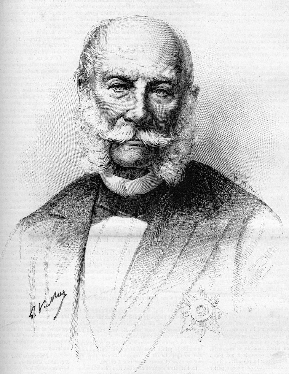 Retrato de Guilherme I da Alemanha (1797-1888). de Unknown artist