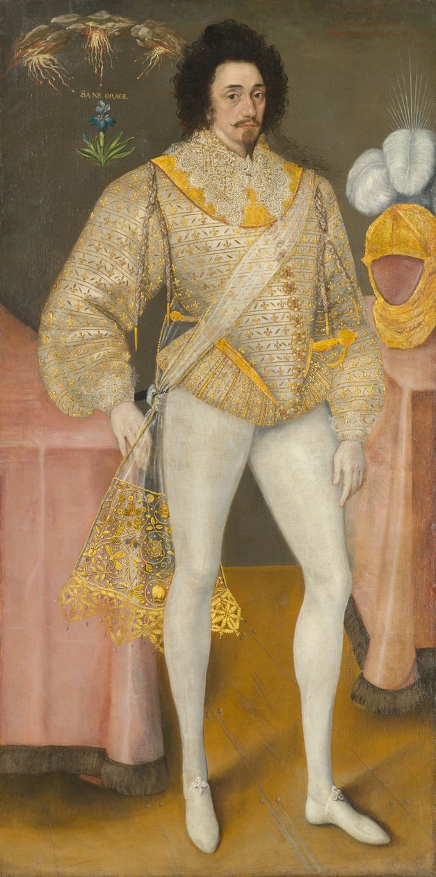 Retrato de um homem, possivelmente Sir Edward Stafford (1552-1605), por volta de 1590 (óleo sobre tela) de Unknown artist