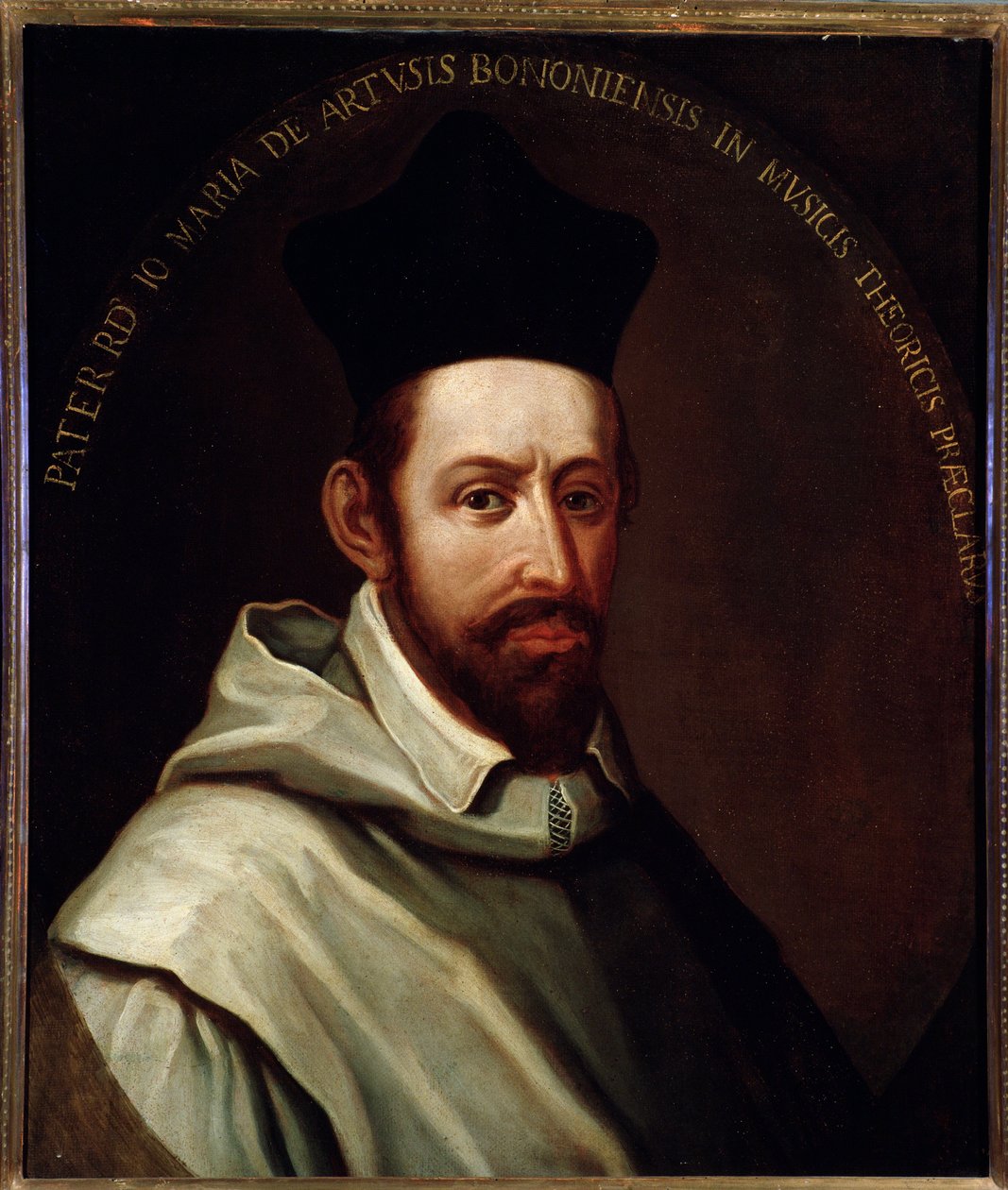 Retrato do compositor e teórico italiano Giovanni Maria Artusi (1540 ca.-1613) Pintura anônima. Século XVII. Bolonha, museo civico bibliografico de Unknown artist