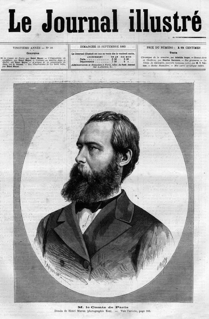 Retrato do Conde de Paris (1838 - 1894) (Louis Philippe d