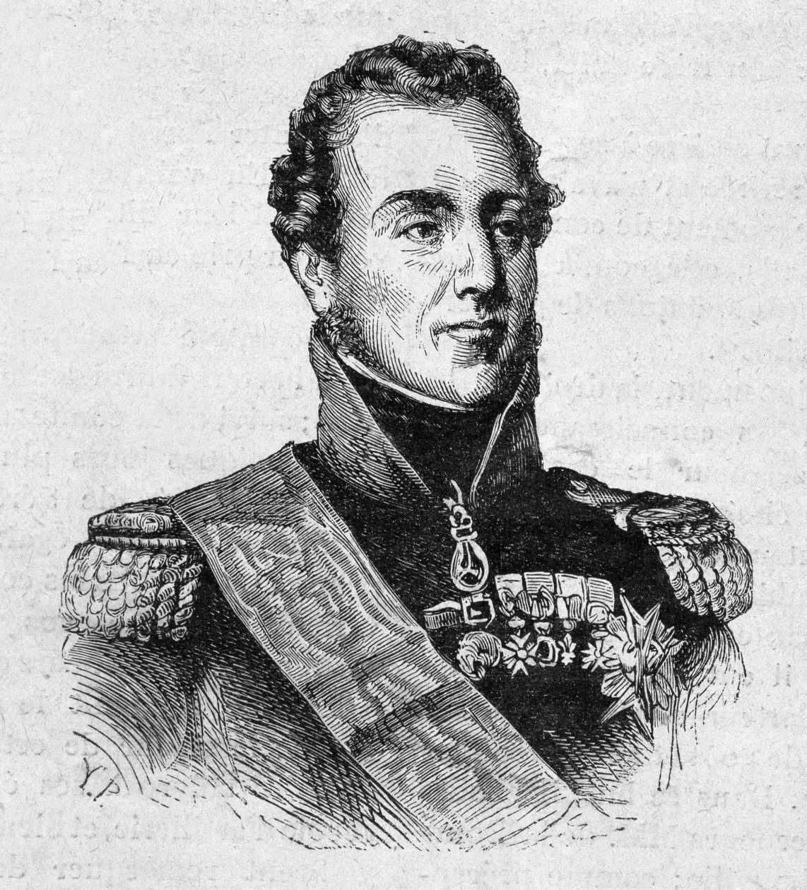 Retrato do Duque de Angouleme Louis Antoine (Louis-Antoine) d