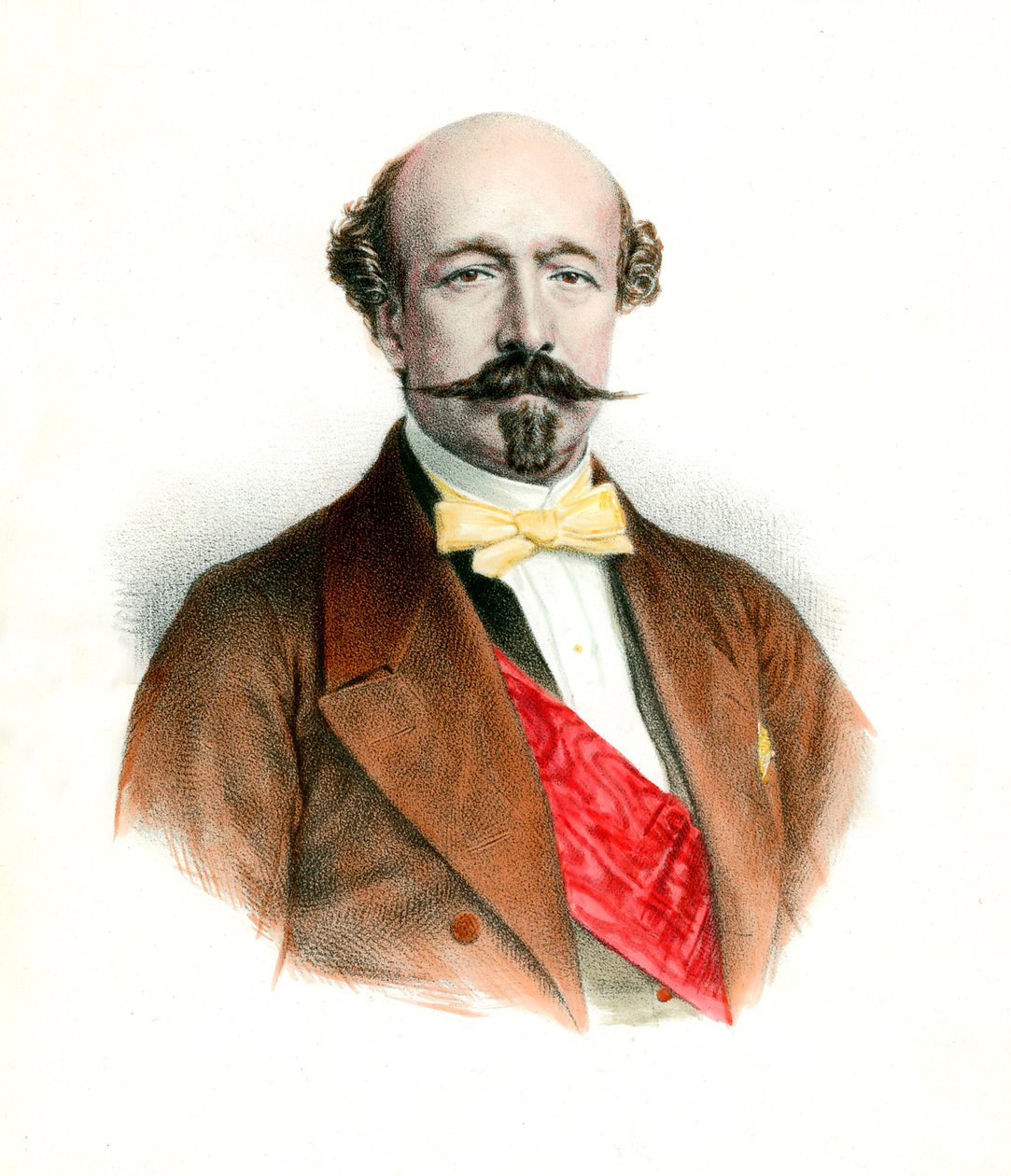 Retrato do Duque de Morny (1811-1865) político francês. de Unknown artist