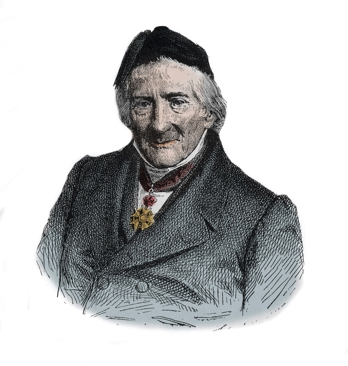 Retrato do médico inglês Jacques Lordat (1773-1870) de Unknown artist