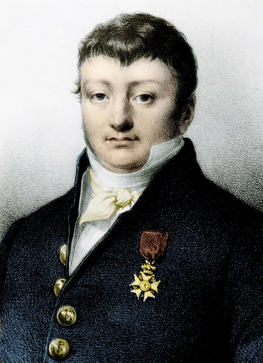 Retrato do navegador e corsário francês Robert Surcouf (1736-1826). Retrato de Robert Surcouf (1736-1827) de Unknown artist