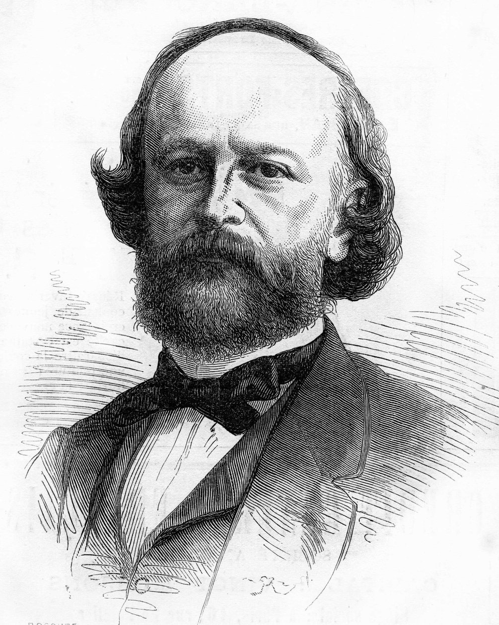 Retrato do escritor francês e homem de carta Edouard Fournier (1819-1880). de Unknown artist