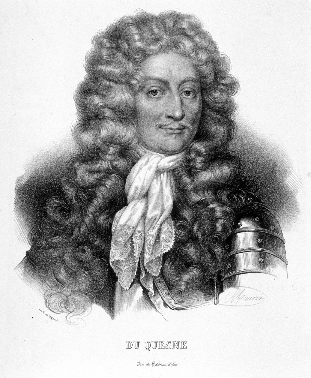 Retrato do Marquês Abraham Duquesne, marinheiro francês (1610-1688) de Unknown artist