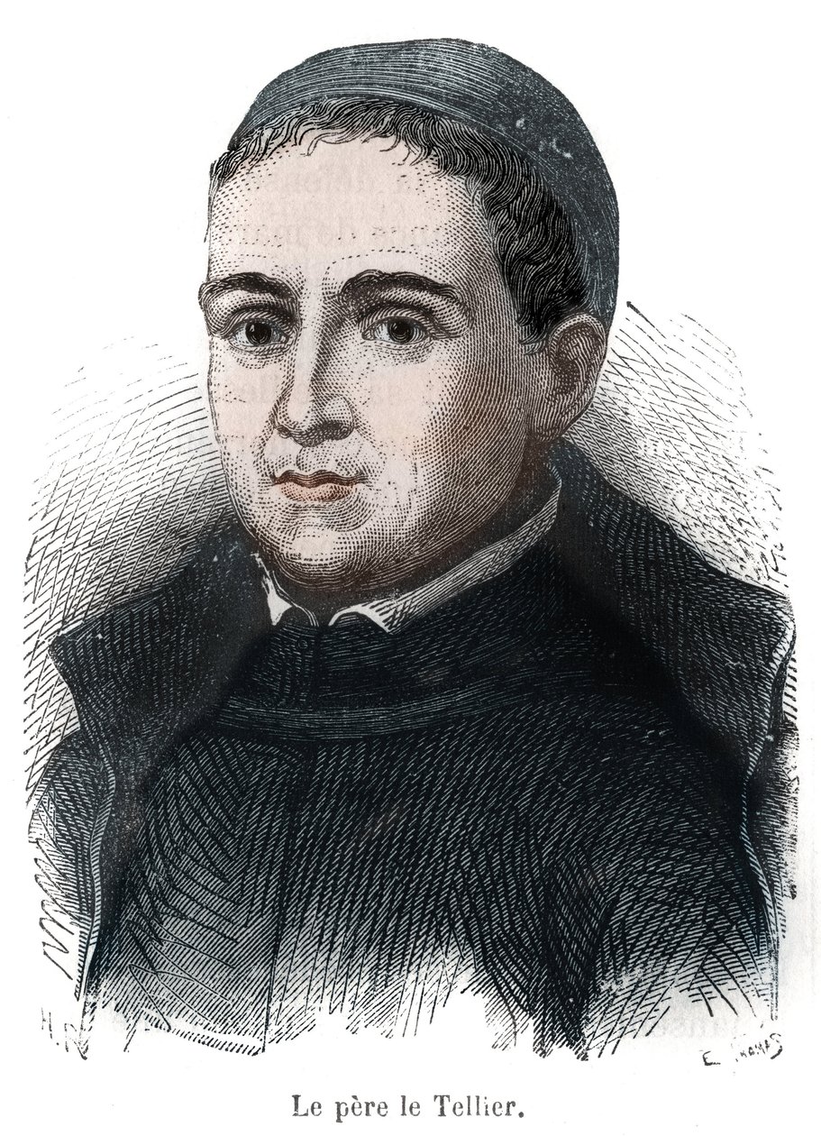 Retrato do Pere Le Tellier de Unknown artist